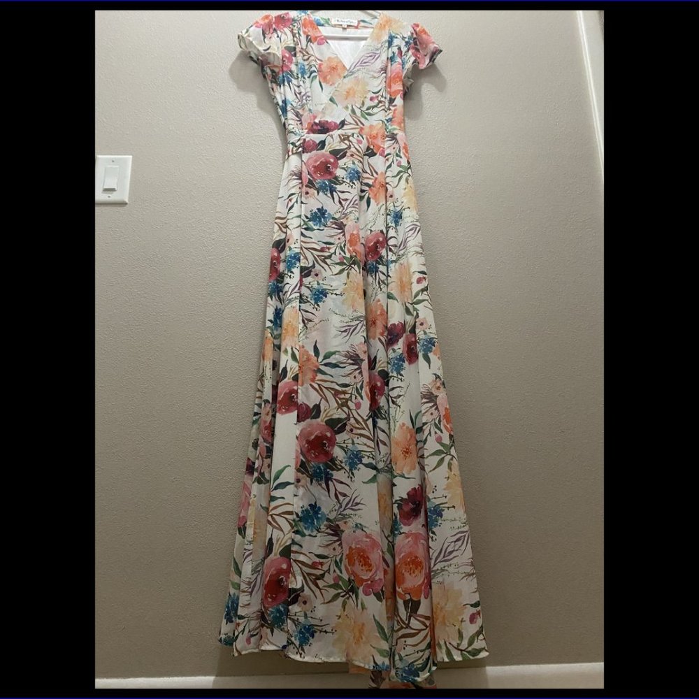 House of Flynn Floral maxi dress Wrap dress